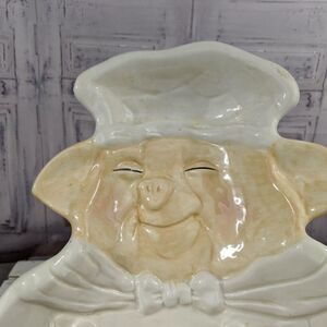 Cook's club chef platter plate serving pig swine country